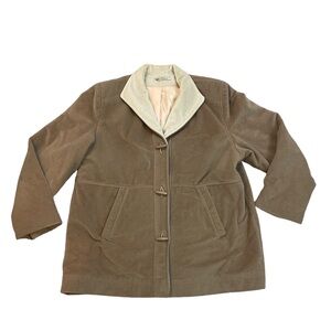 Vintage 80s Kish-Mer Coat Cedarhurst Cashmere Button Down Size Large